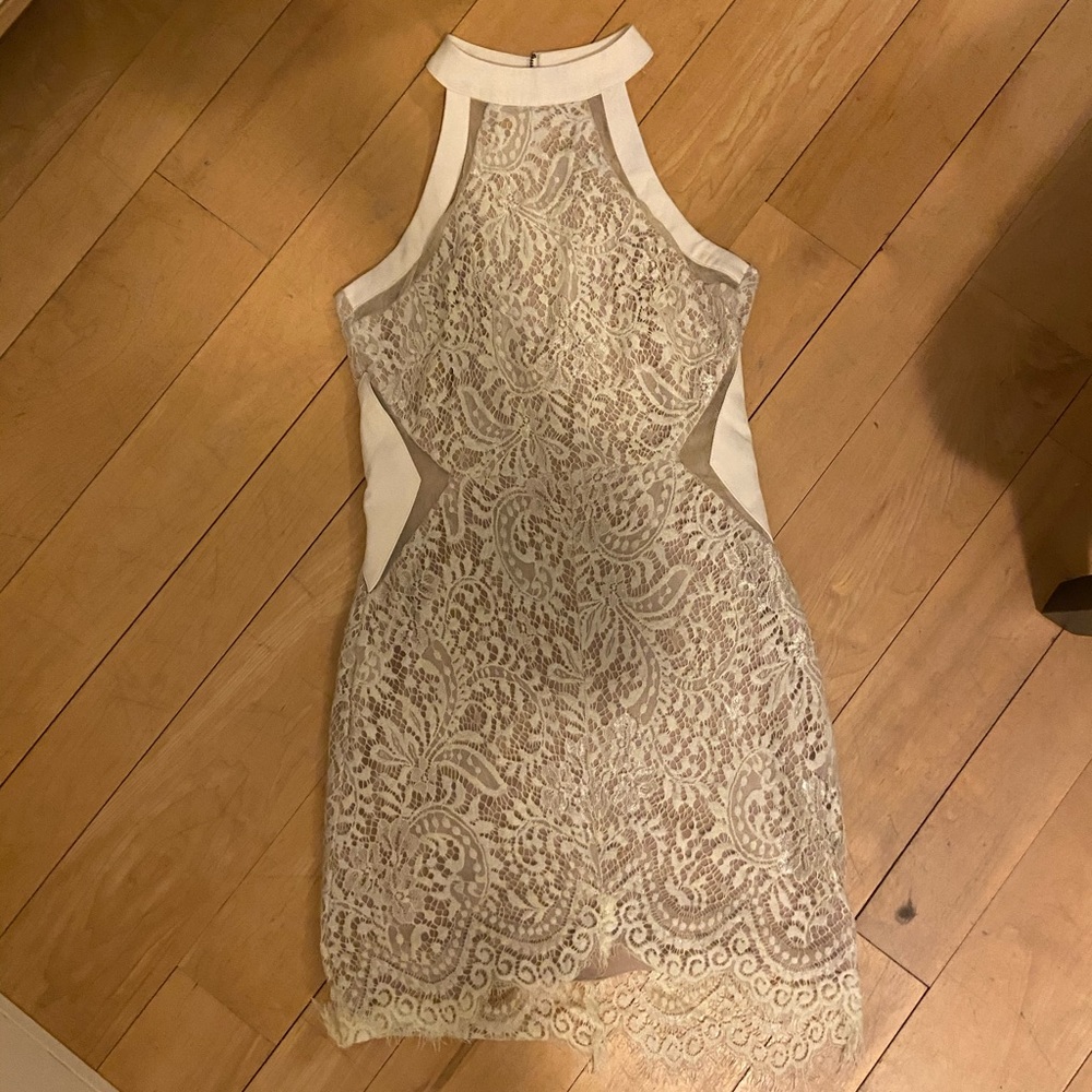 White lace dress size medium